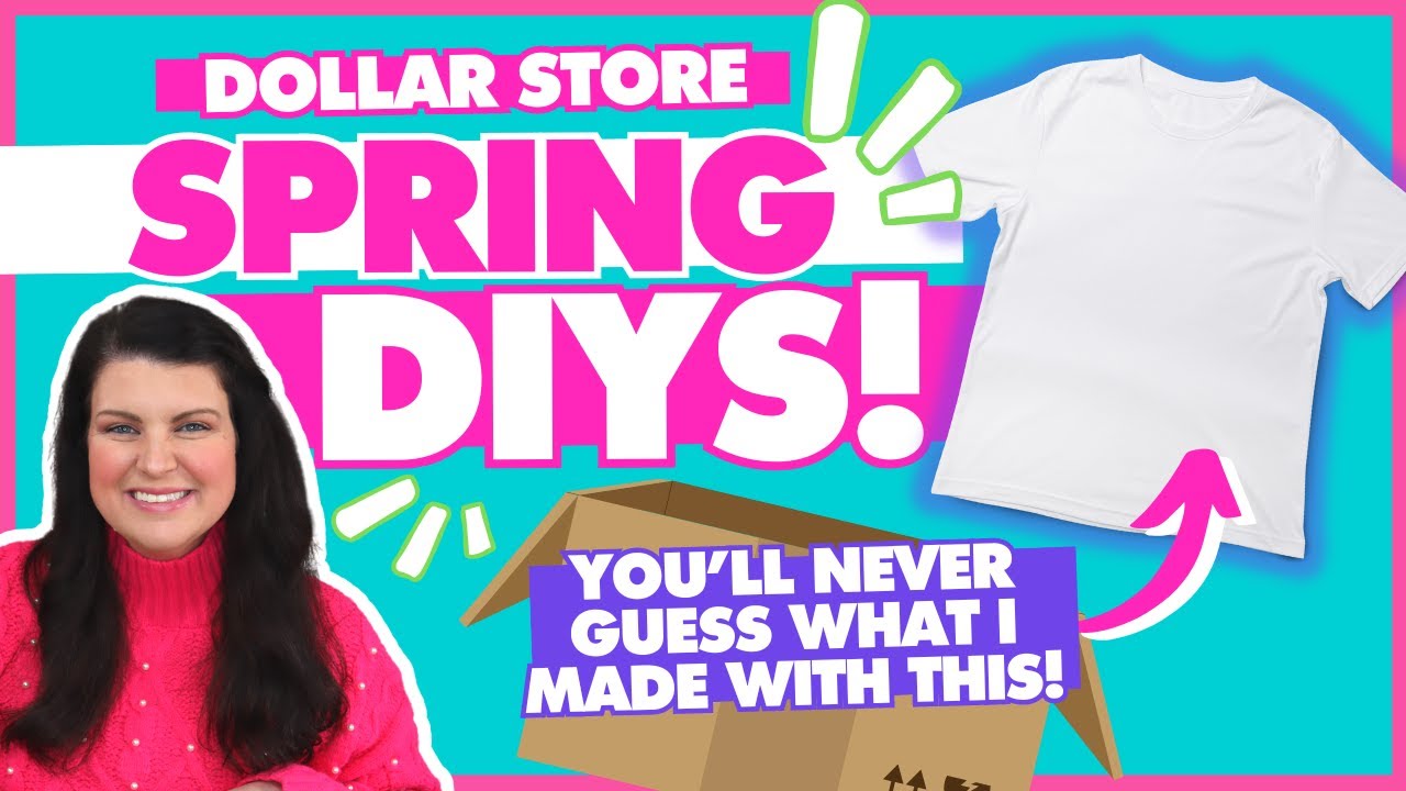 AH! Beautiful Spring Decor DIYs from simple dollar store items! | Mystery Box Challenge