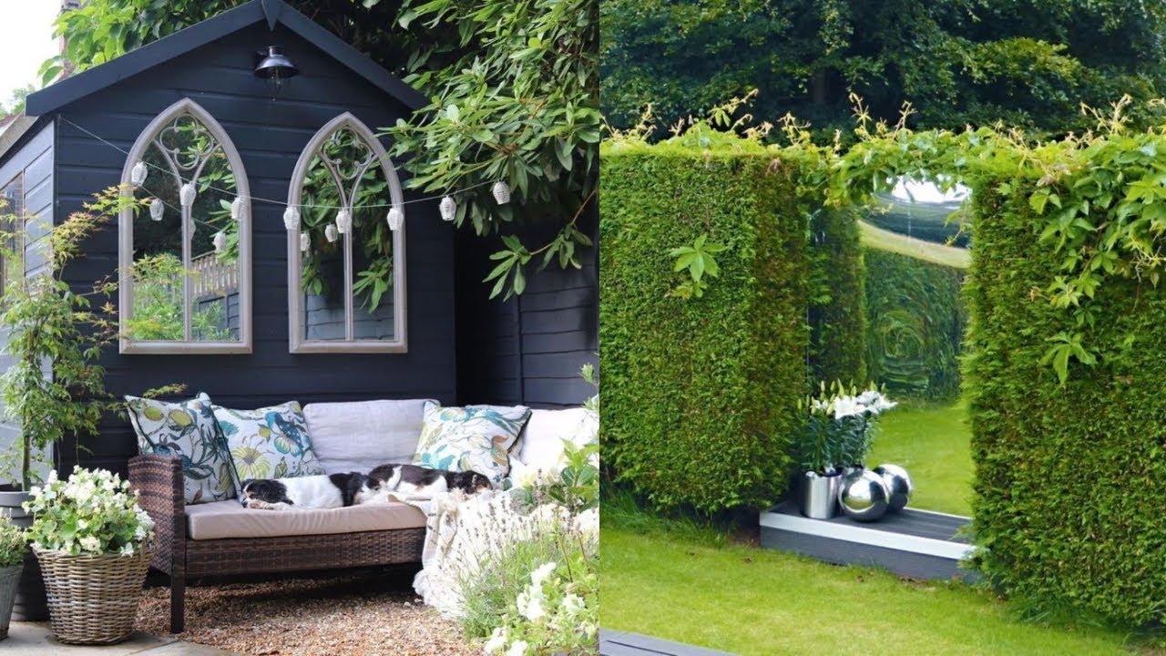Mirrors In The Garden 🪴Beautiful Ideas for Home Garden Decoration #decor #garden