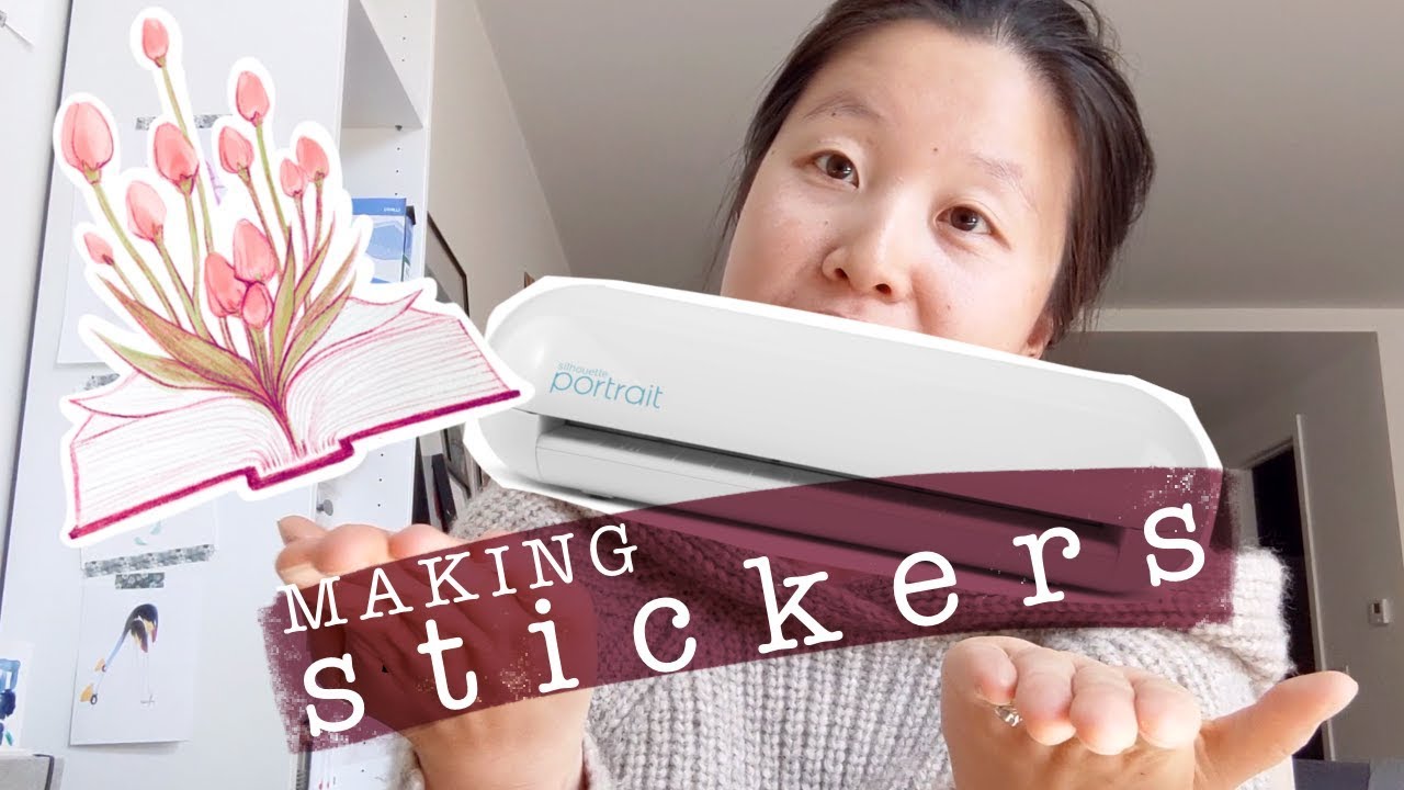 How to Make Stickers - Silhouette Portrait Tutorial