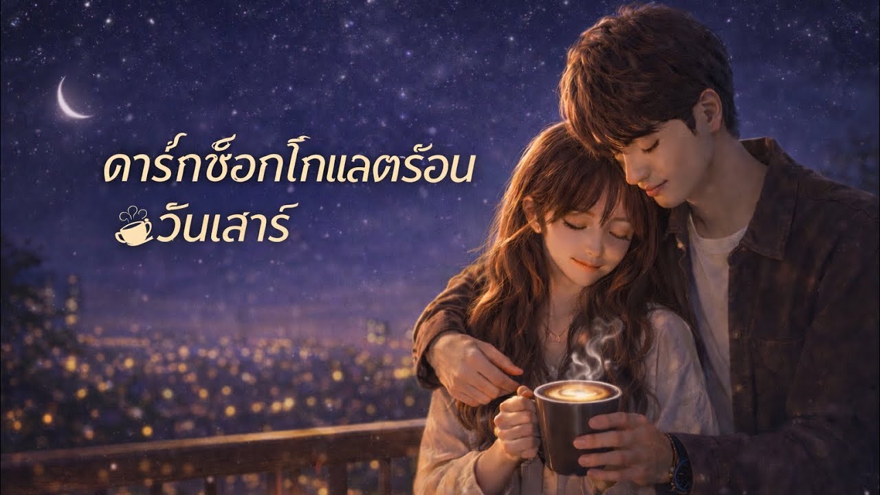 ดาร์กช็อกโกแลตวันเสาร์ 🍫🌙 | เพลงคนเกิดวันเสาร์ | Romantic Night Love Song
