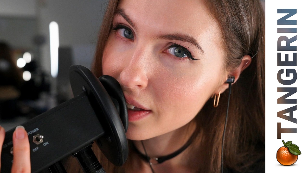 ASMR Inaudible Whispering & Gentle Mic Brushing for Sleep | Tangerin