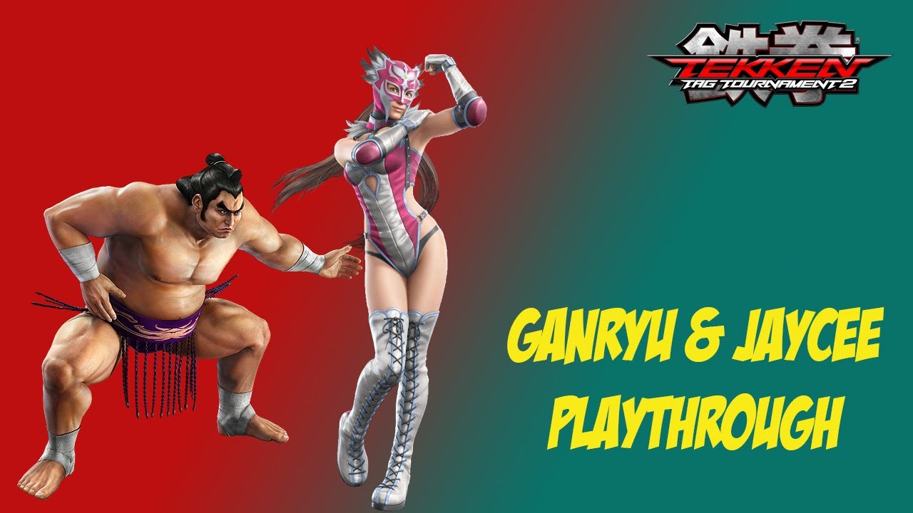 Tekken Tag Tournament 2 - [Medium - Arcade Battle] - Ganryu & Jaycee Playthrough