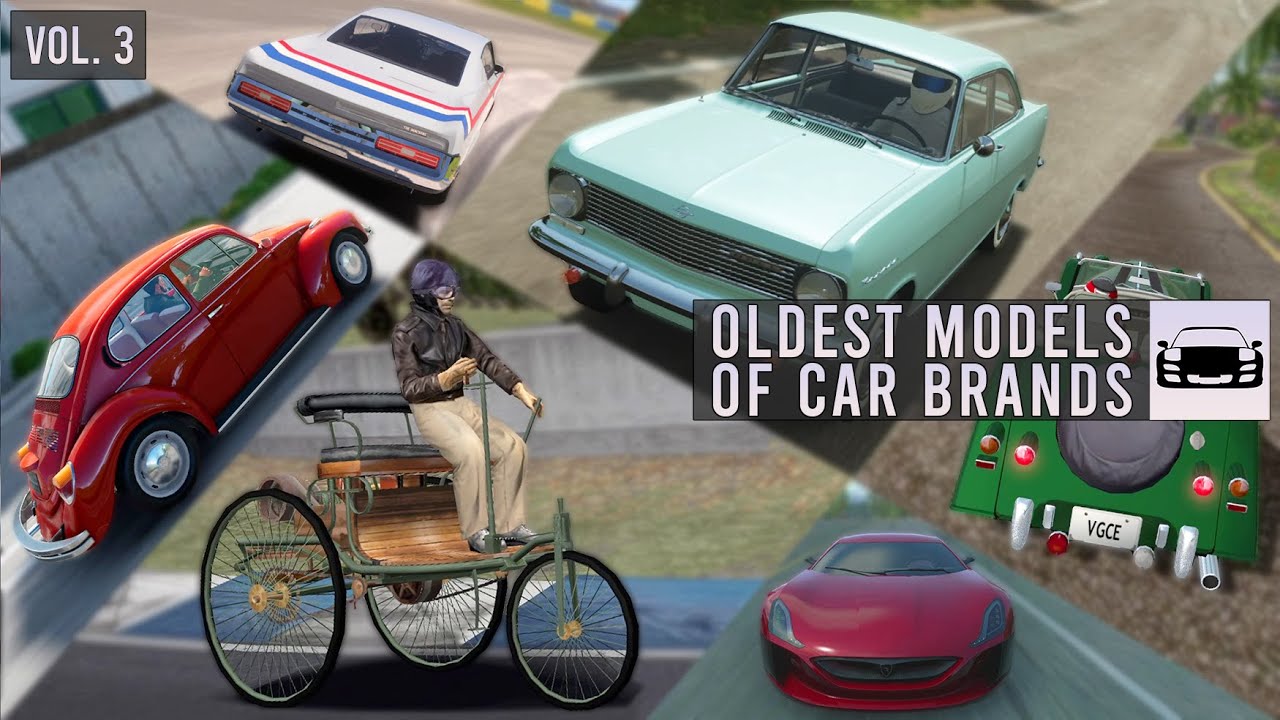 Oldest Models of Car Brands in Racing Games (Volume 3)