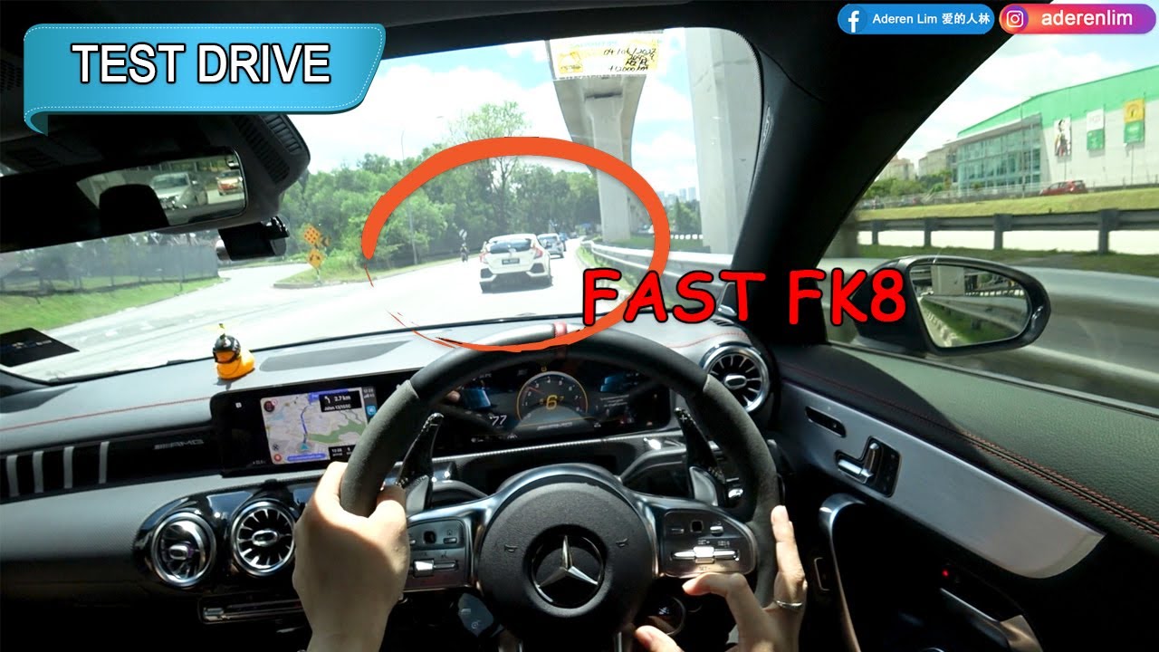 Part 1 No talking, just drive | 2021 C118 Mercedes-AMG CLA45s 4Matic+ | Malaysia #POV [Test Drive]