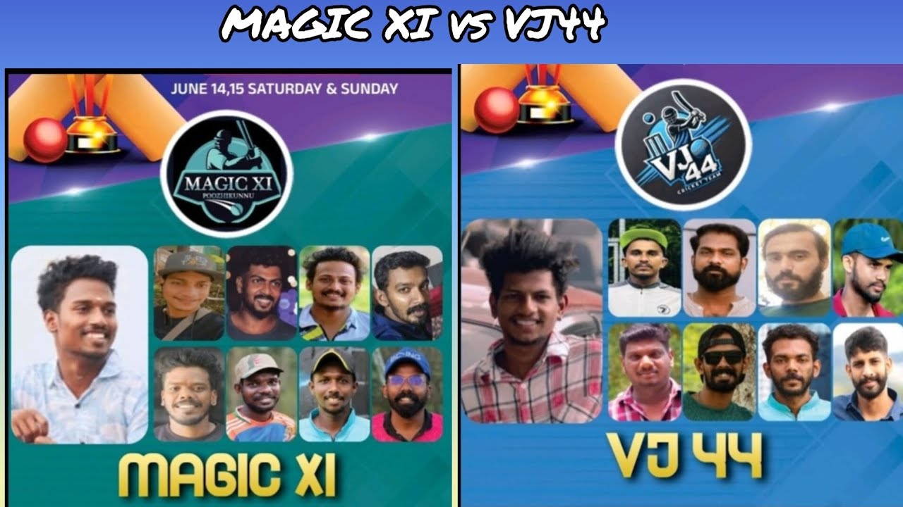 MAGIC XI vs VJ 44 🏆 BBL SESON -3  3d POSITION മാച്ച് 🥎