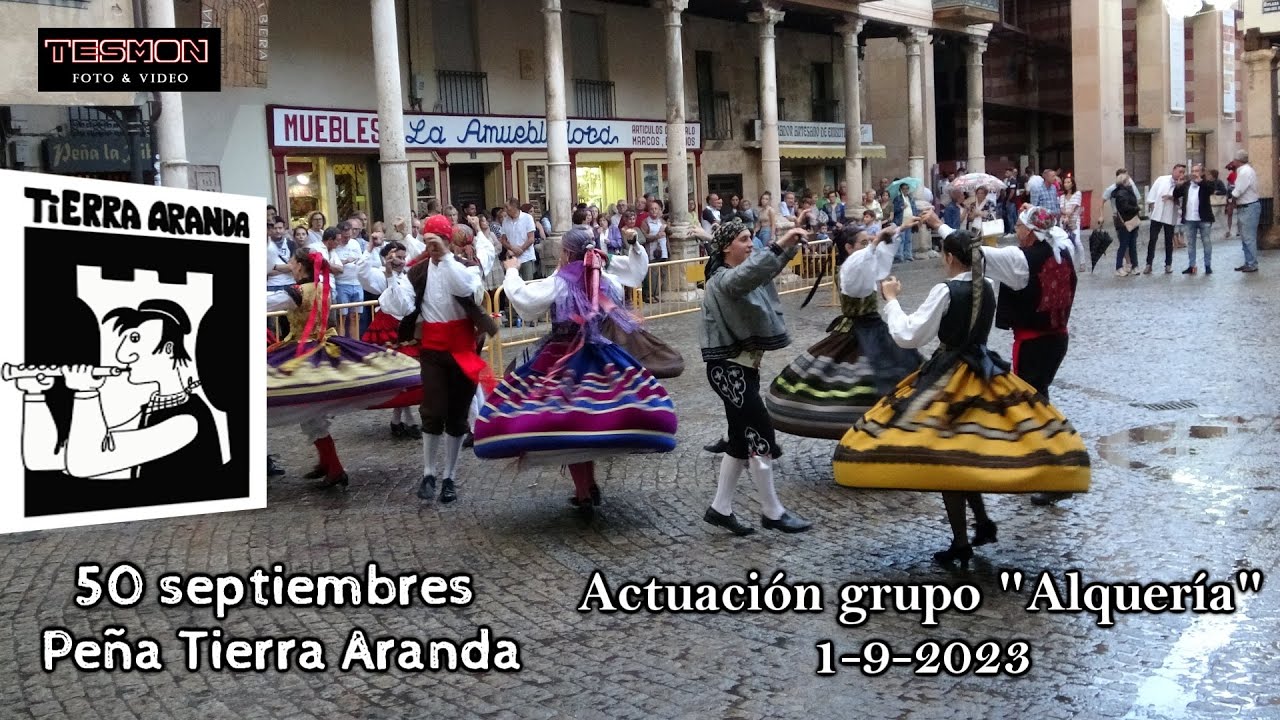 50 septiembres Tierra Aranda, actuación grupo 