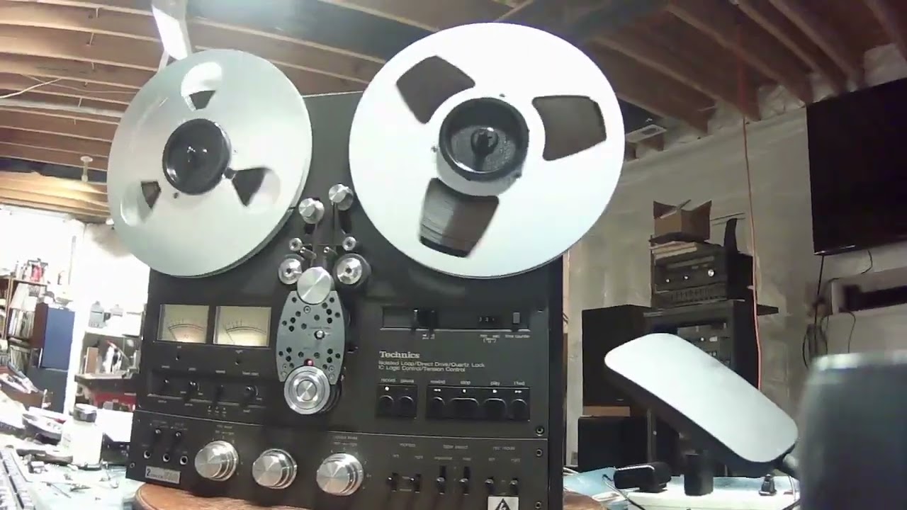 Technics RS 1500 Reel to Reel Demo (Sal)