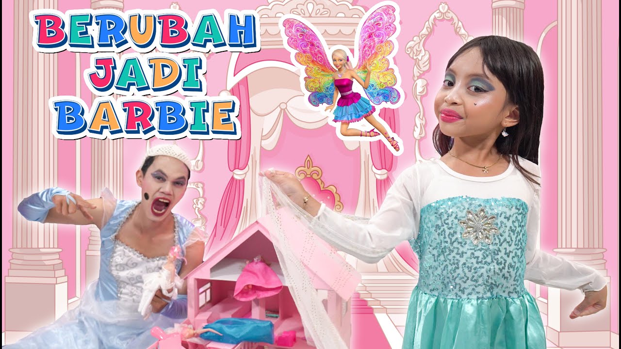 LEIKA MIRIP BONEKA BARBIE 😱 drama parodi leika cinderella cantik