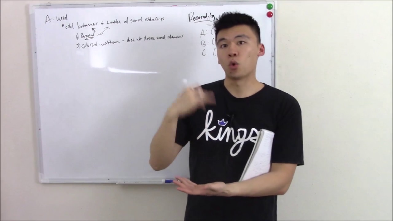 USMLE Psychiatry 3 Personality Disorders