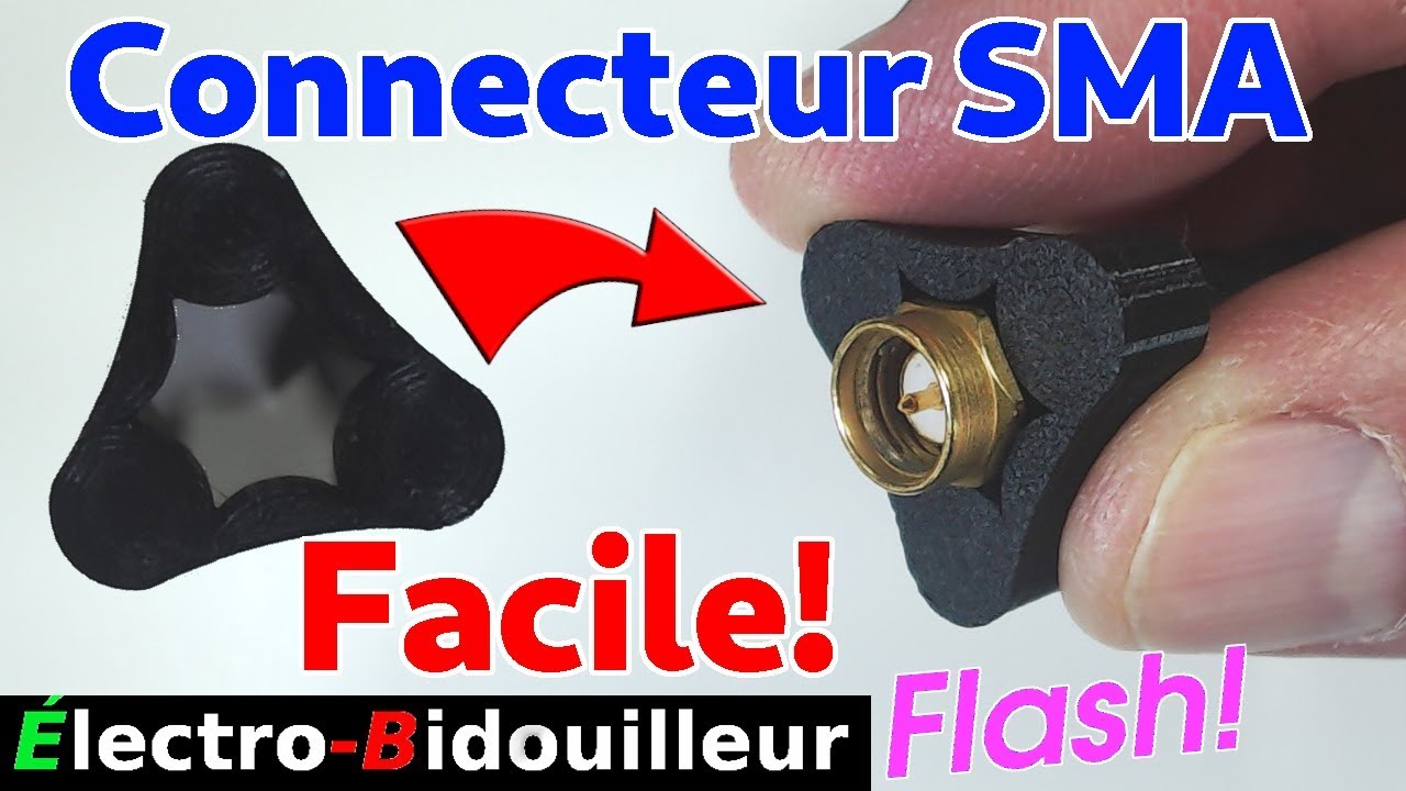 EB_#330 Flash - Molette Facilitatrice pour Connecteur SMA