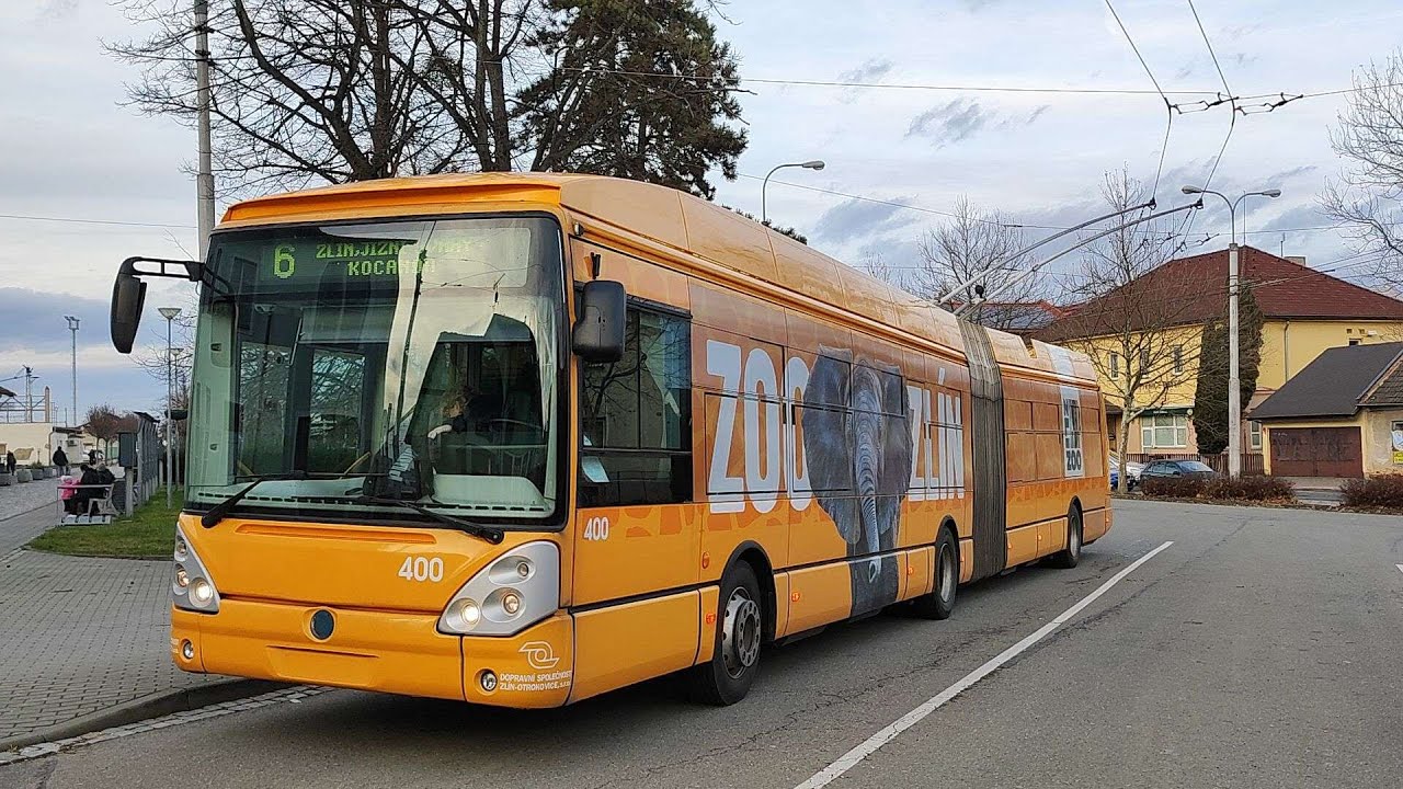 Jízda linkou 6 Otrokovice, žel. st. - Malenovice, sídliště | DSZO | Škoda 25Tr Citelis 1B