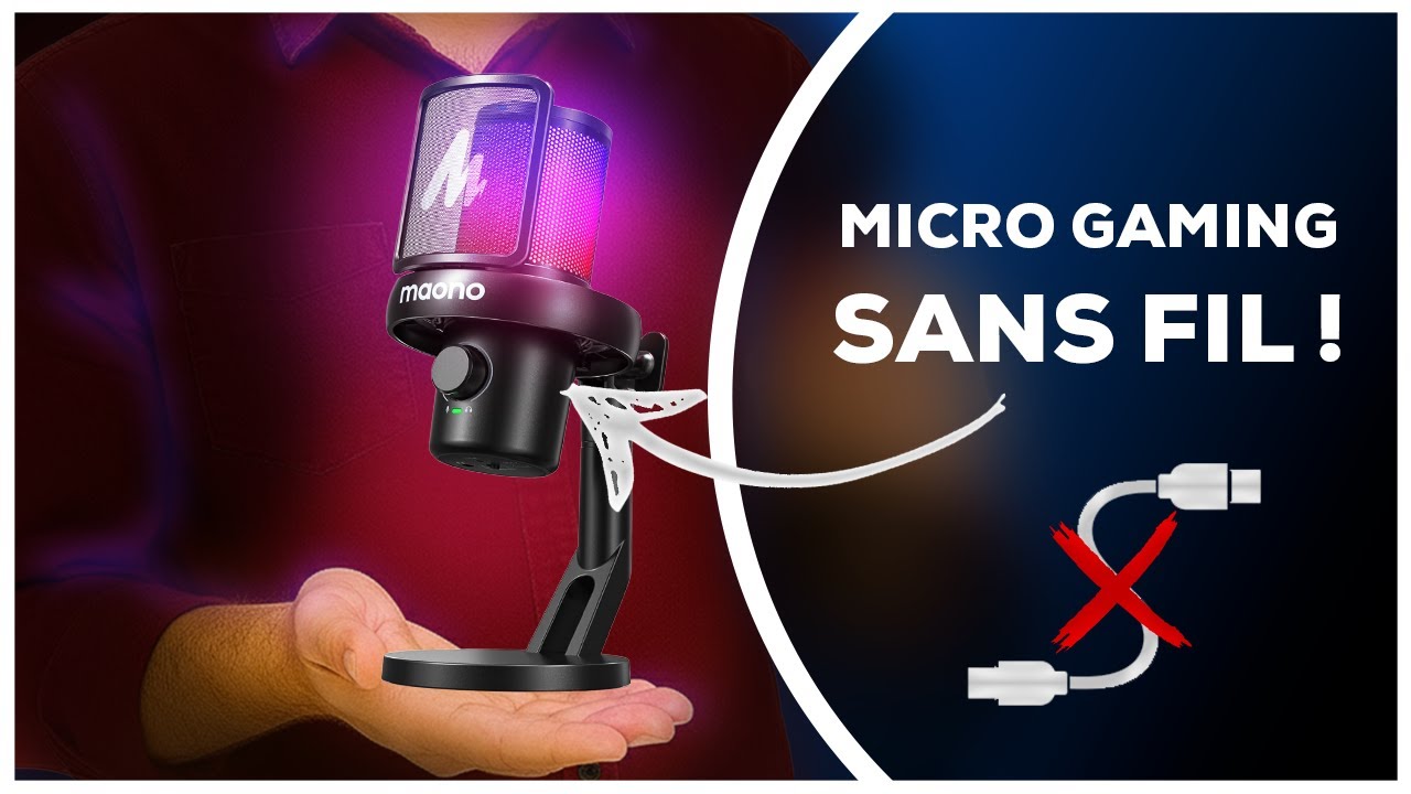 Je Teste un microphone gamer SANS-FIL ! / MAONO DM40