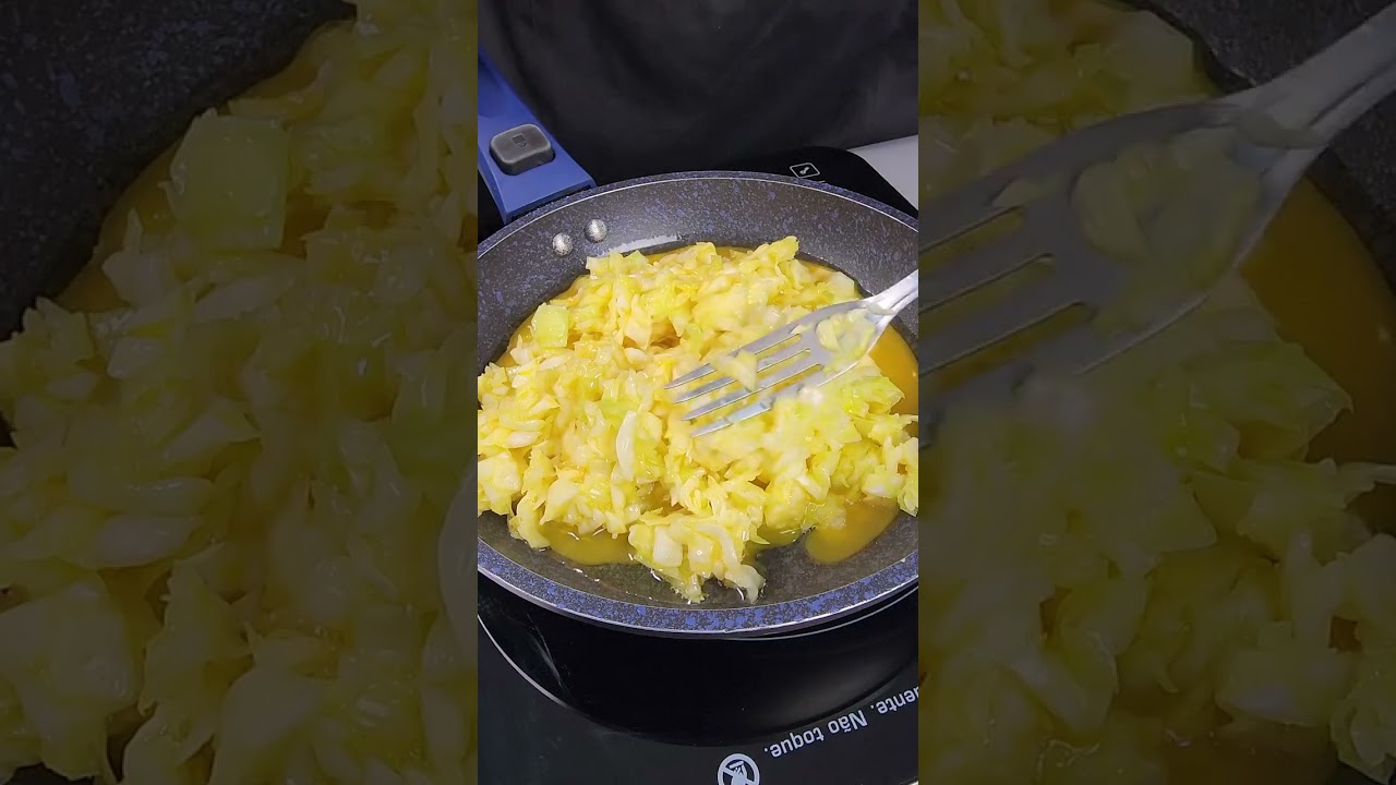¡Solo necesitas huevos y repollo para preparar esta merienda nutritiva!