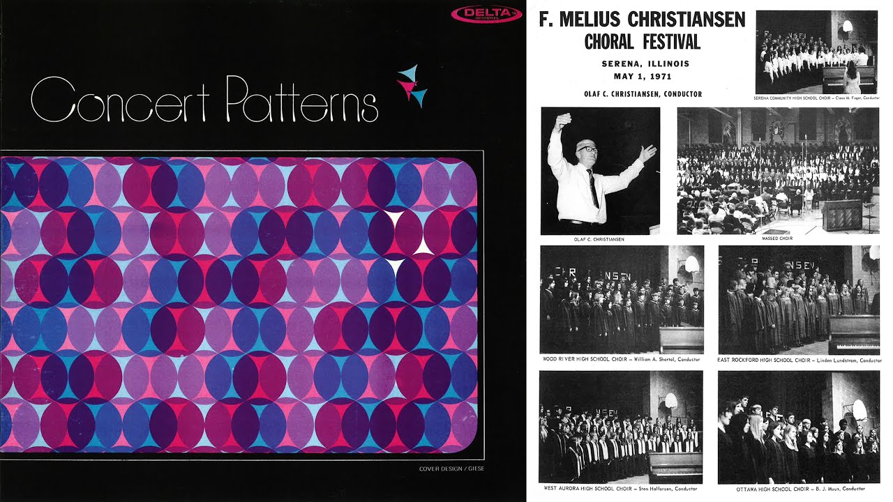 F  Melius Christiansen Choral Festival 1971 Record #2