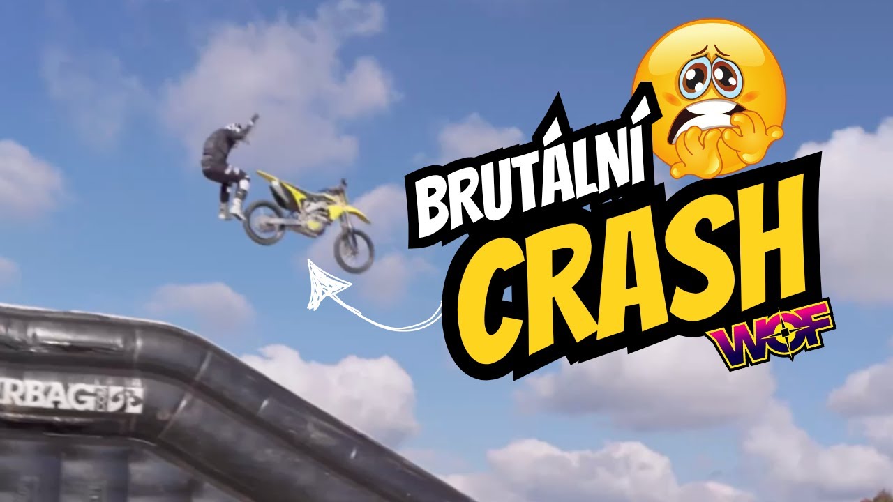 BRUTÁLNÍ CRASH - Hromadný FMX trénink. WOF