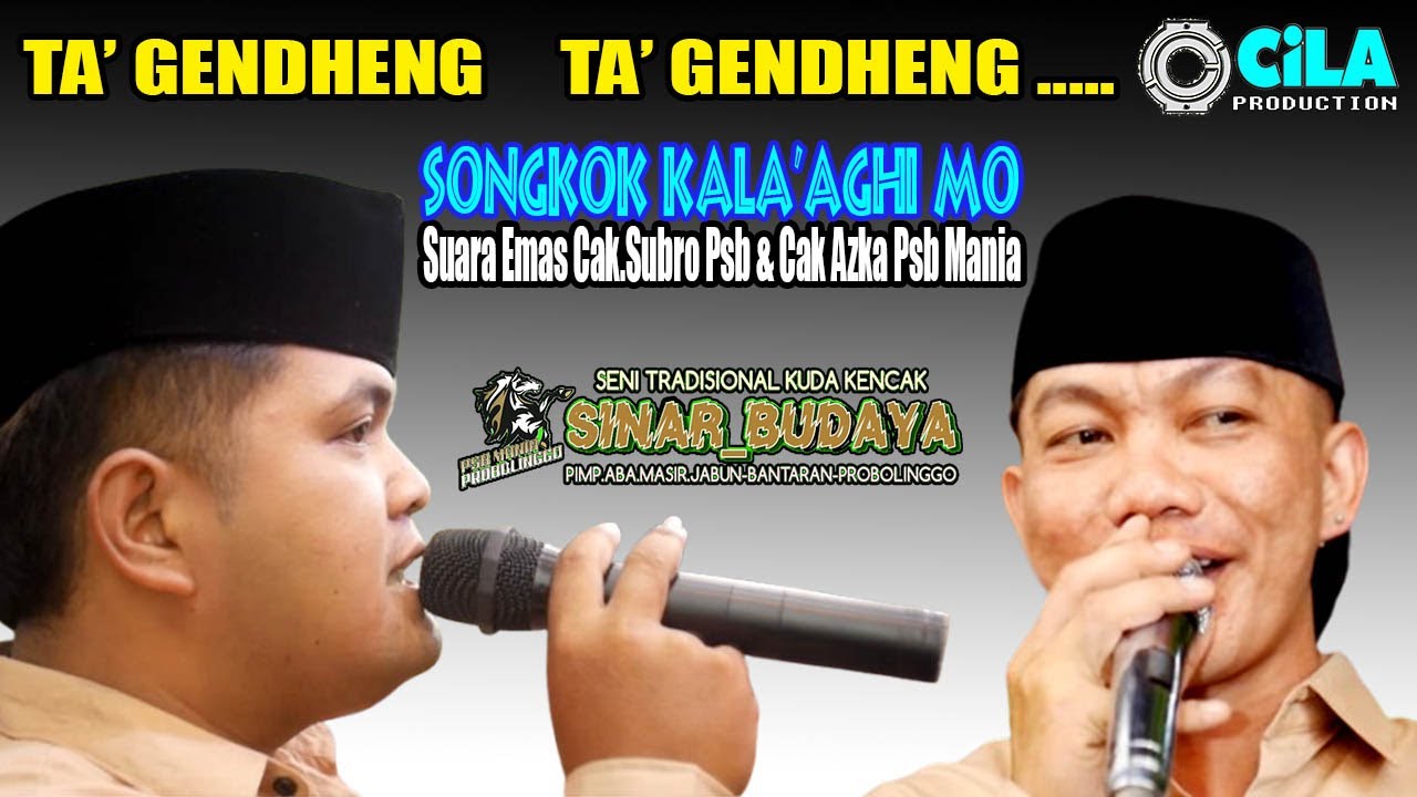 TANG SONGKOK KALAK AGI MO .... SUARA EMAS CAK SUBRO PSB DAN KANG AZKA PSB MANIA....