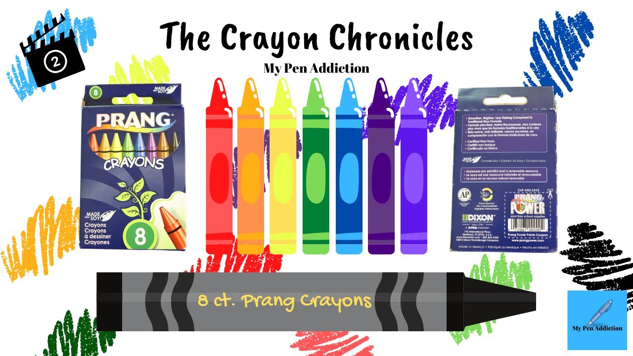 8 ct. Prang Crayon Review|The Crayon Chronicles Ep. 2|MPA
