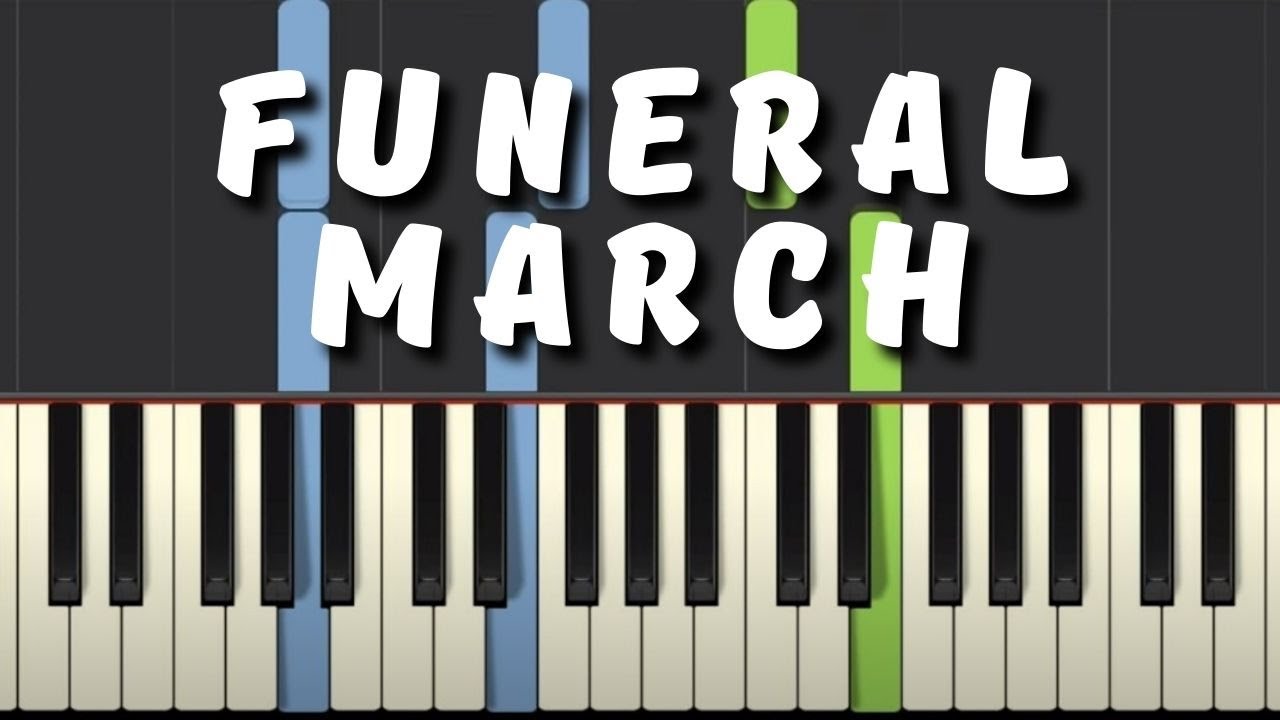 Easy Piano Tutorial: Funeral March by Chopin (simplified) with free sheet music