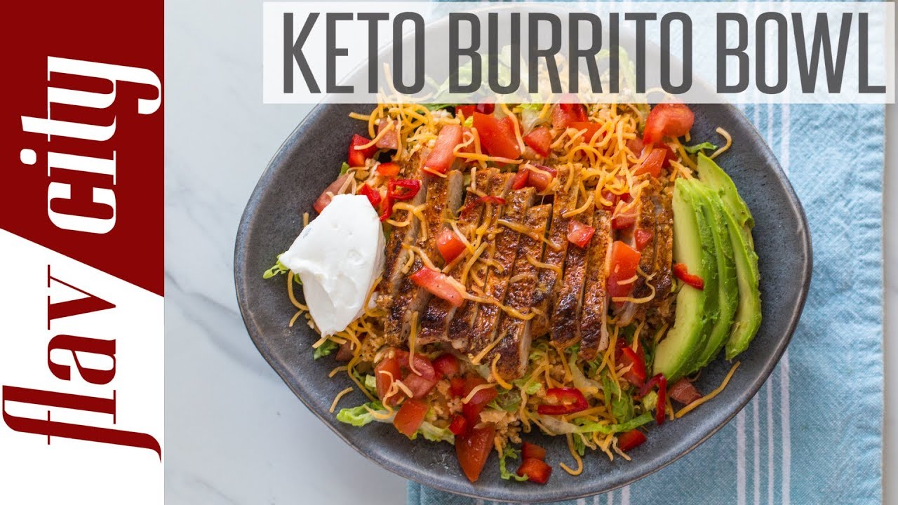 Low Carb Keto Burrito Bowl Meal Prep