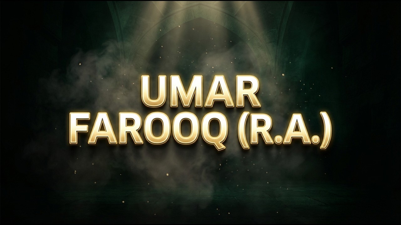 Hazrat Umar (R.A.) | Umar Ka Noor | Powerful Voice Only Nasheed