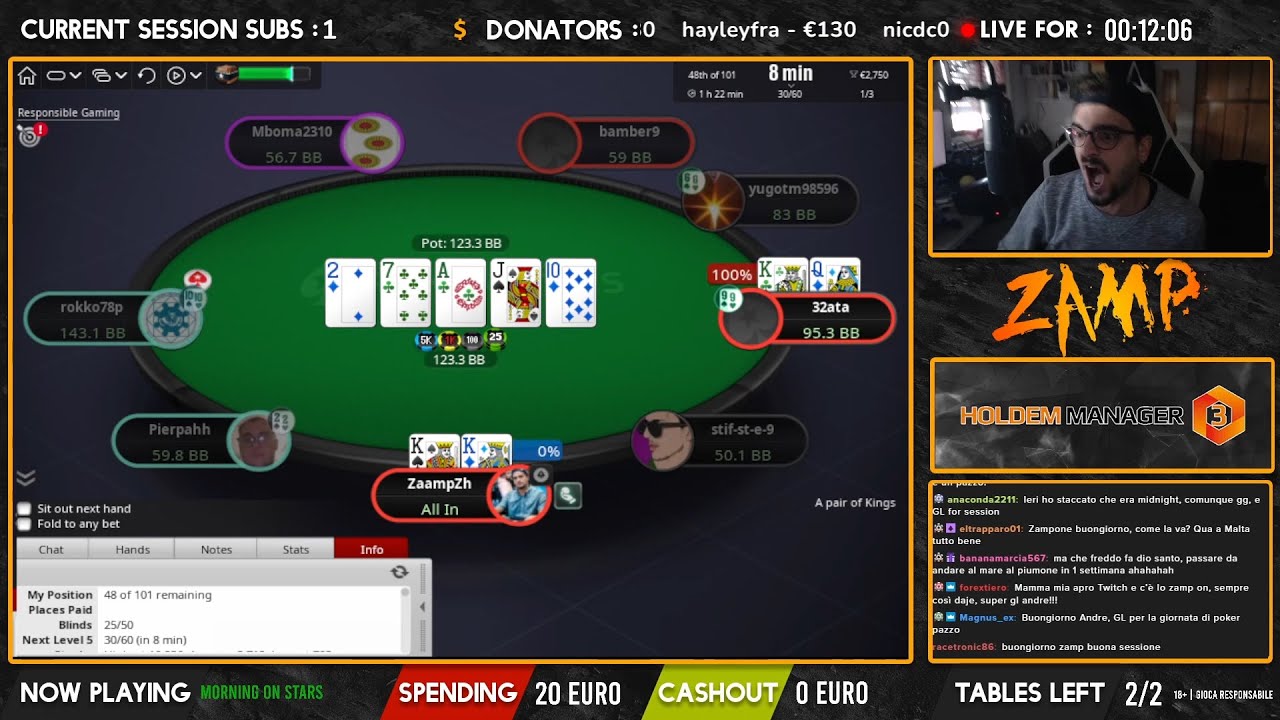 VINCO IL MORNING ON STARS di POKERSTARS.it | +700