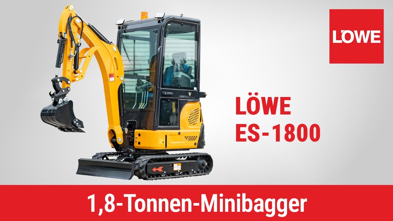Minibagger LÖWE ES-1800