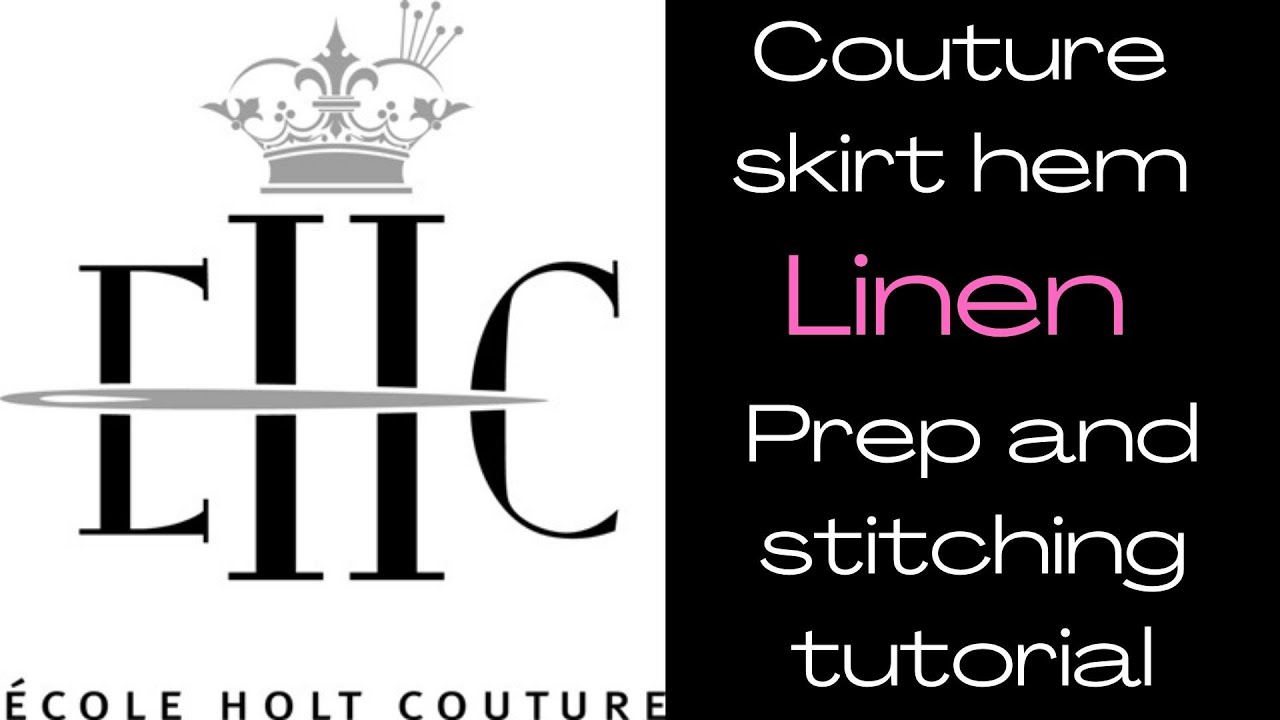 Free Sample full-length tutorial: Prep and sew couture-made hem for skirts, dresses and ... EHC