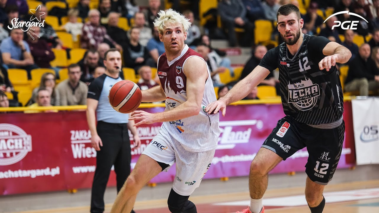 Skrót meczu PGE Spójnia Stargard - Decka Pelplin