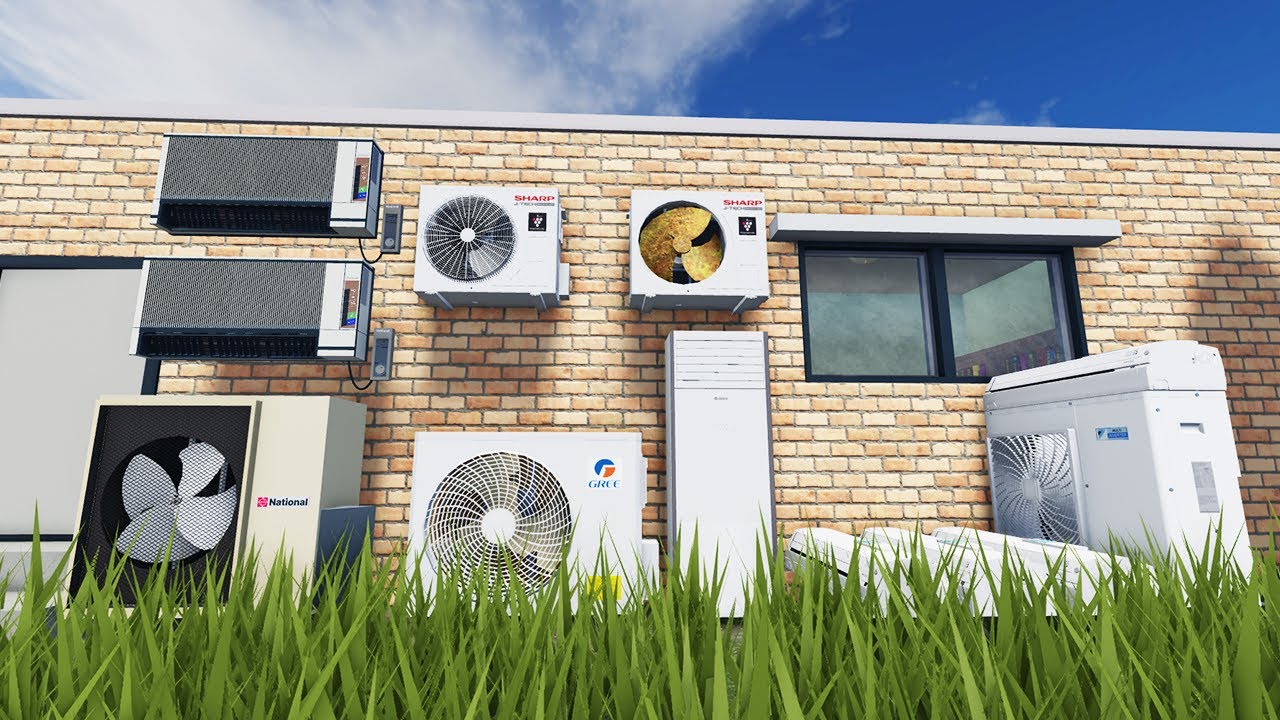 Air Conditioners Testing, Running in Suburban School Game | Roblox Fan