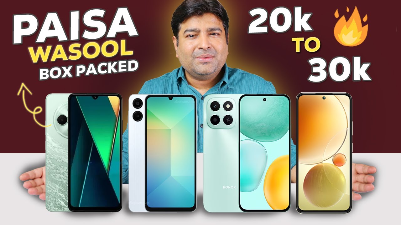 Best Paisa Wasool Phones For You 20k to 30k🔥In Box Packed - My Top Choices