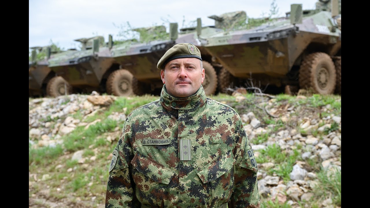 Potpukovnik Vladica Stanković // Borbena obuka jedinica Treće brigade kopnene vojske