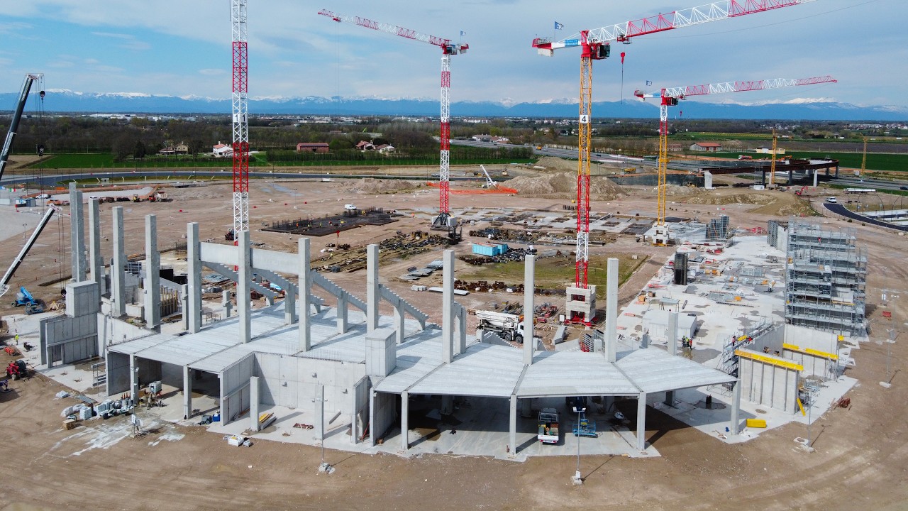 Avanzamento cantiere Stadio di Venezia - Marzo 2026