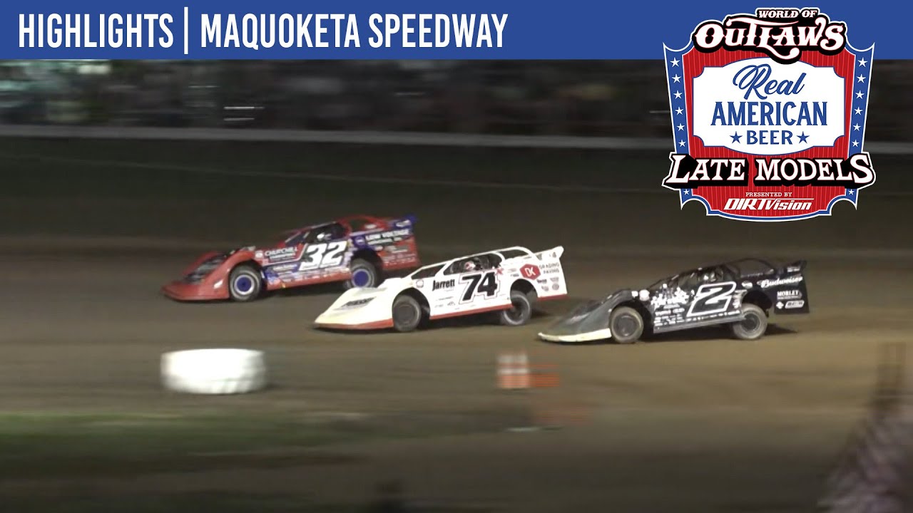 World of Outlaws: настоящее американское пиво, последние модели | Maquoketa Speedway | 16 августа...