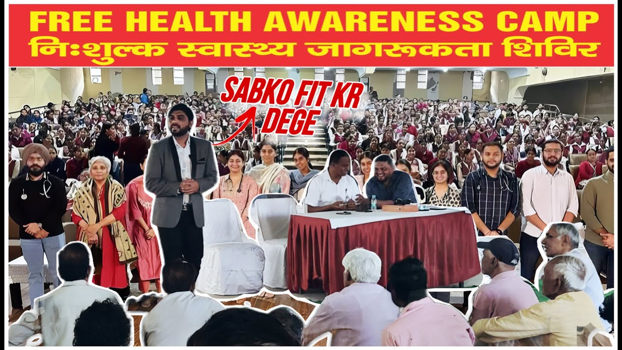 Health Awareness Camp #fitwithmohit #fitness #nutrition