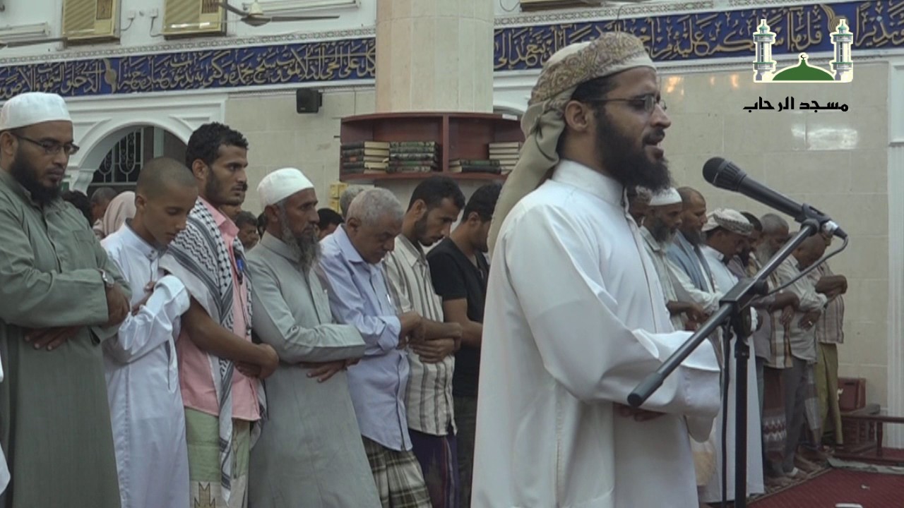 تلاوه في قمة الروعة للشيخ علي المحثوثي في مسجد الرحاب (اليمن -عدن)