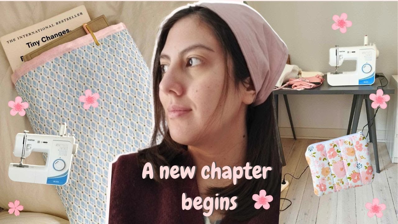 First Studio Vlog | Organizing My Sewing Corner, Getting My First Machine & Making a Coin Purse