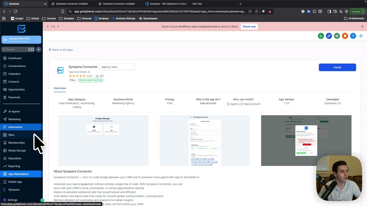 How To Install Sympana Connector
