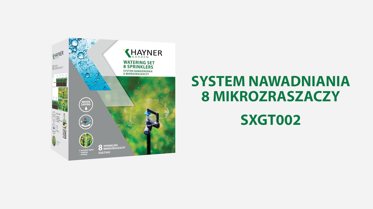System nawadniania 8 mikrozraszaczy SXGT002
