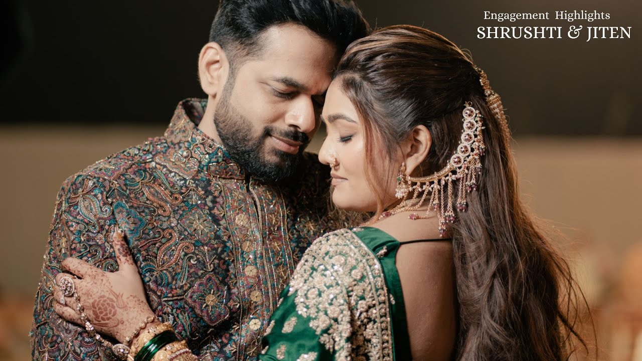 Shrushti & Jiten || Engagement Highlight || VIYA FILMS