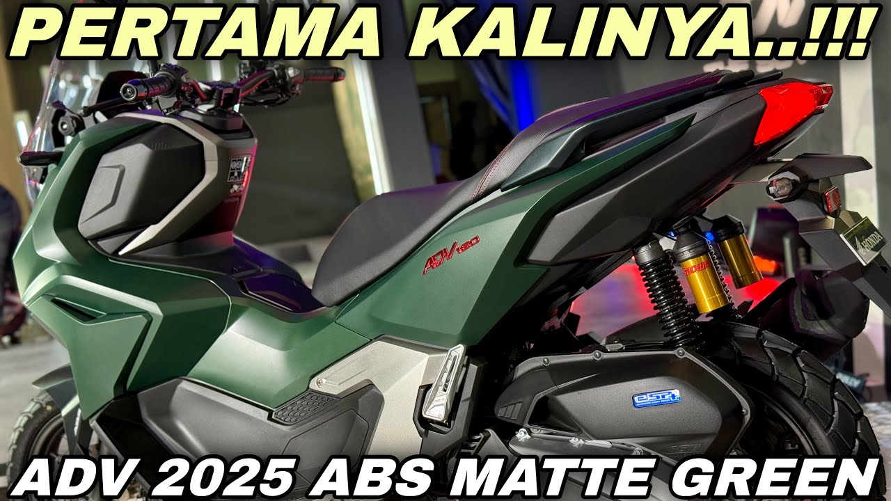 NEW HONDA ADV 160 2025 ABS MATTE GREEN