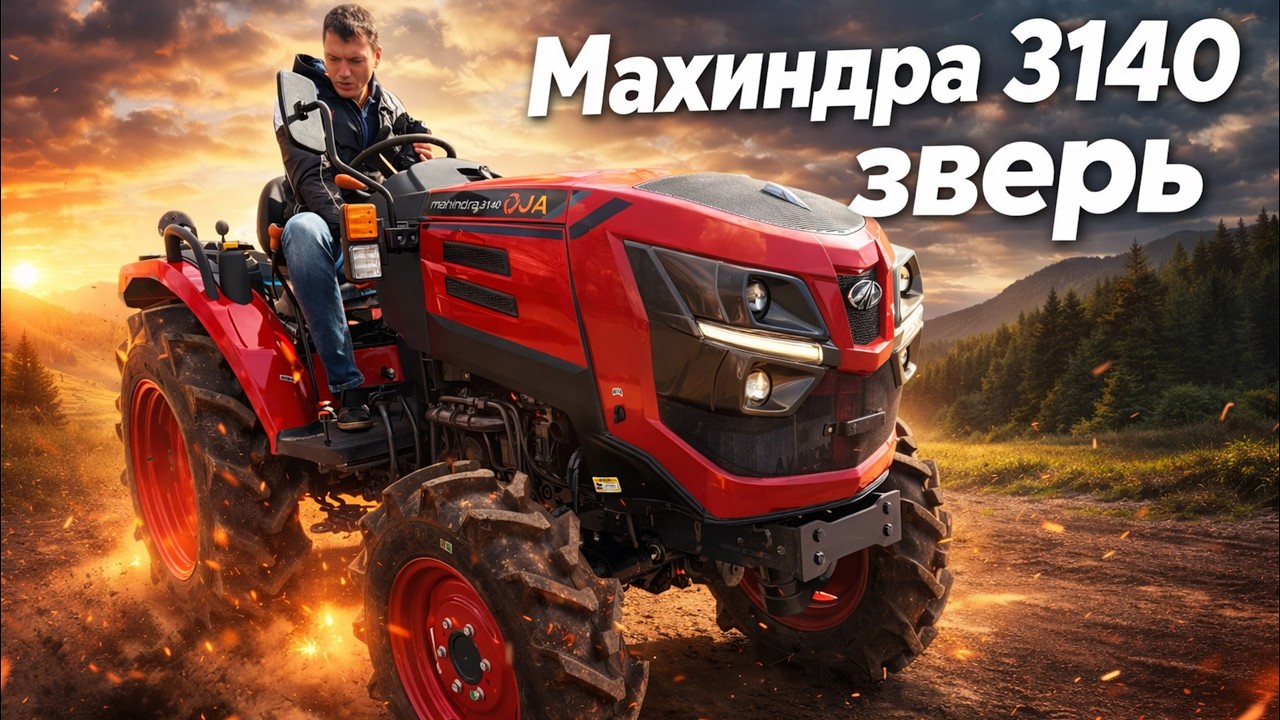 Таких тракторов ещё не было новинка! Трактор дизельный Mahindra OJA 3140 4WD