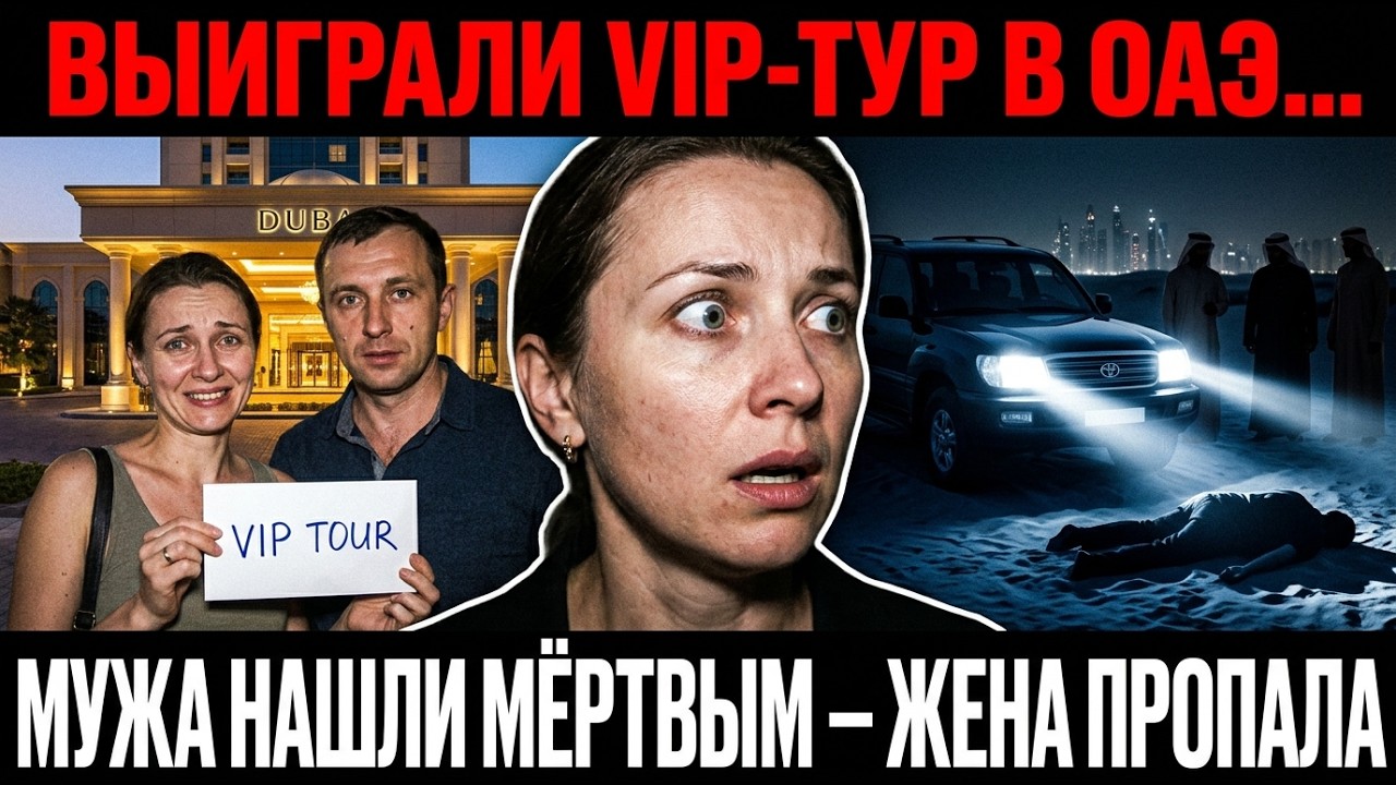 Украинская Пара выиграла «VIP-Тур» в ОАЭ – Мужа нашли мёртвым, Жена пропала