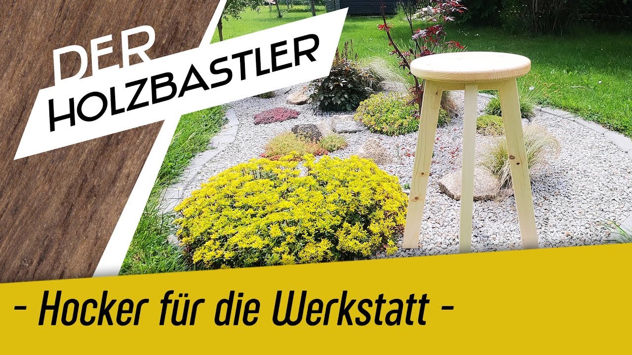 Werkstatthocker selber bauen - ob er mich aushält???