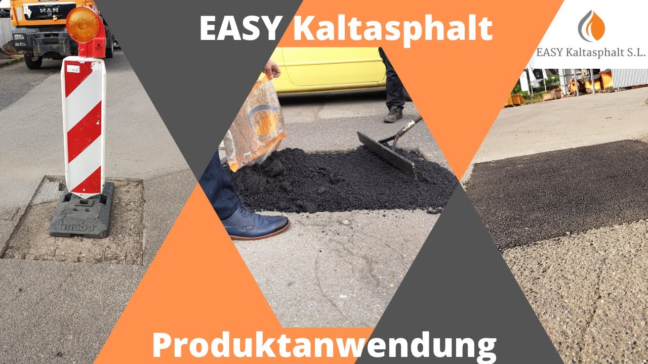 EASY Kaltasphalt - Produktanwendung