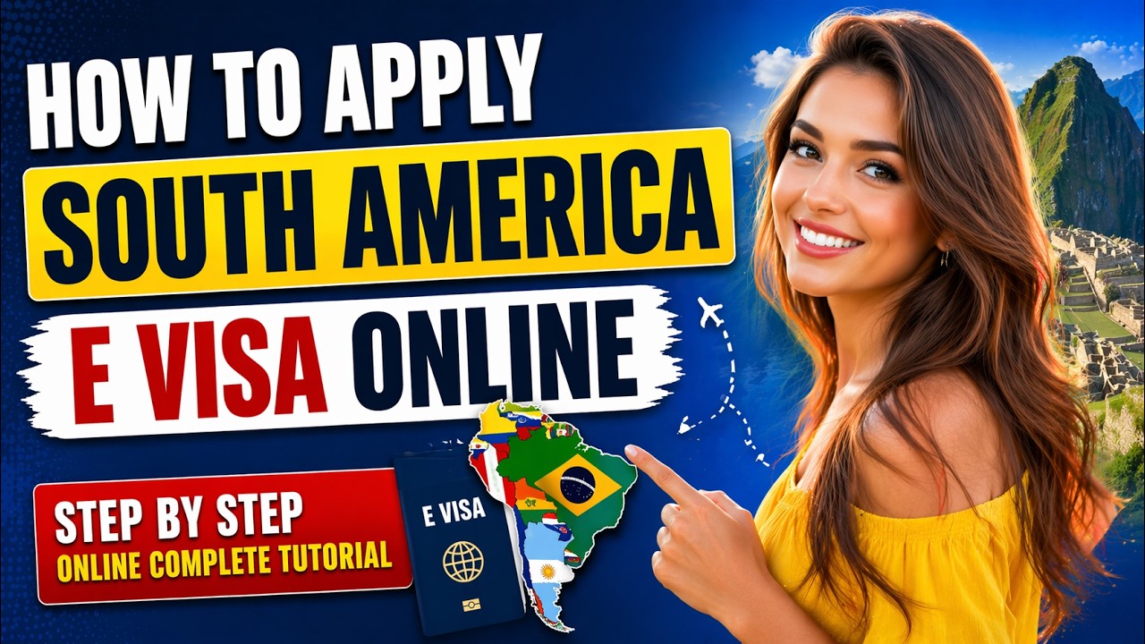 South America 🇺🇸 E Visa Online in 2026