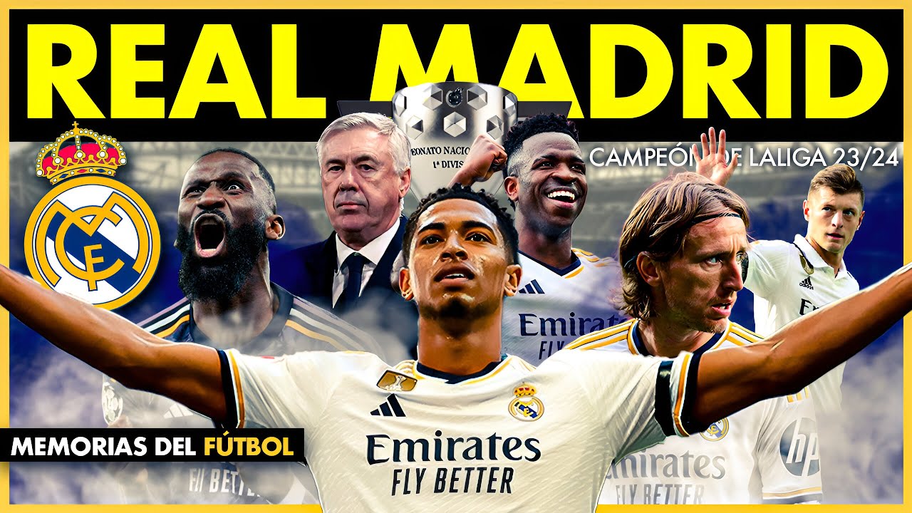 REAL MADRID CAMPEÓN 2023-2024 🏆 La LIGA de BELLINGHAM 🤍💜