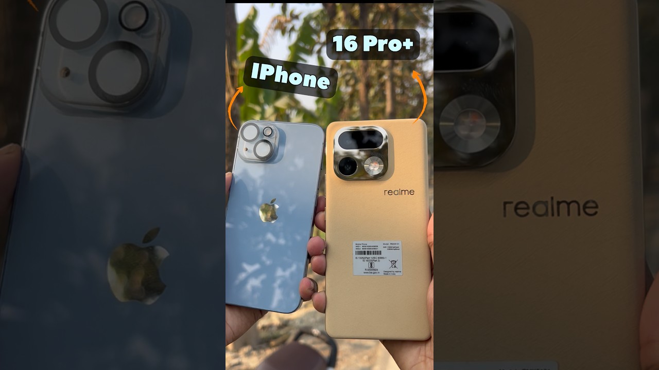 Realme 16 Pro Plus Or iPhone which one is Best Camera Stability 📸
