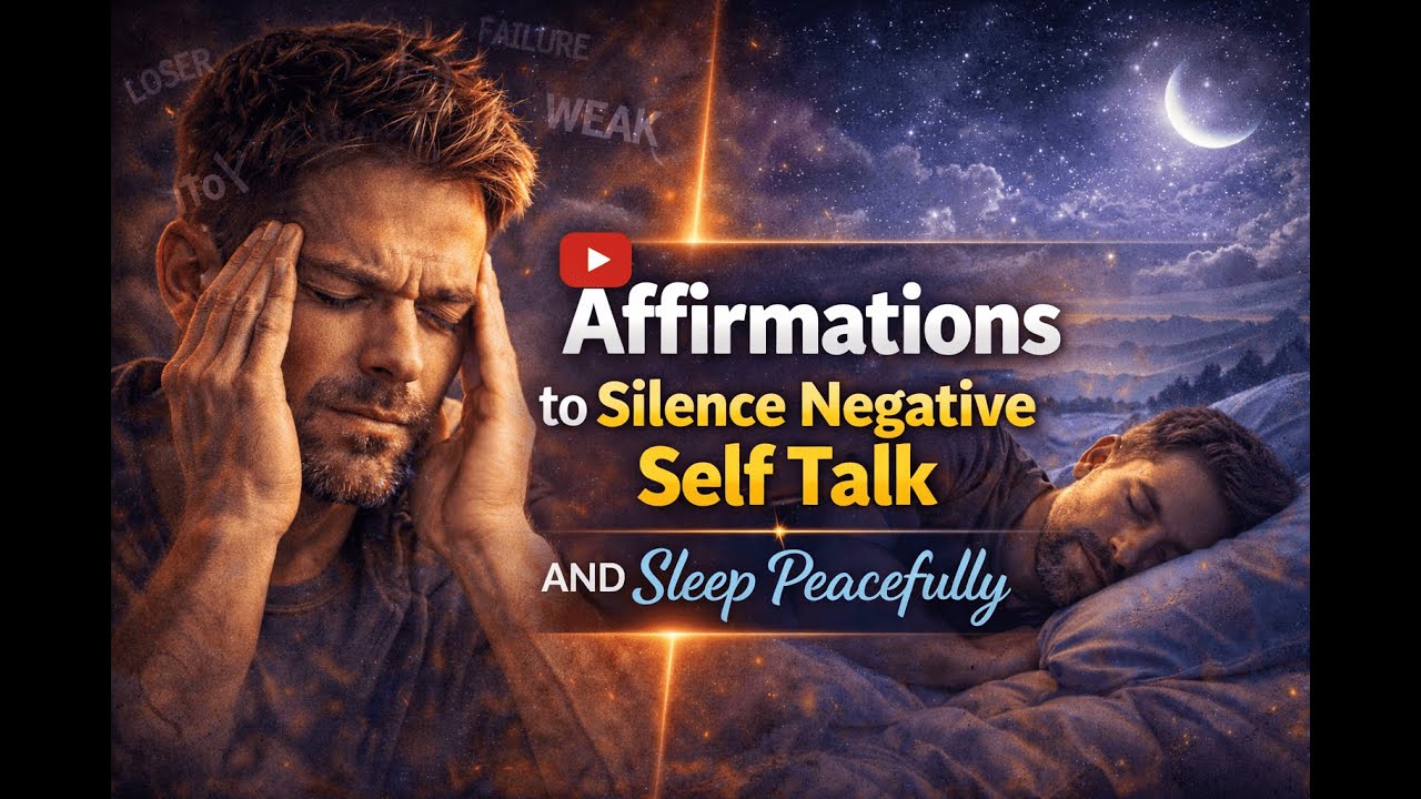 Affirmations to Silence Negative Self Talk & Sleep Peacefully