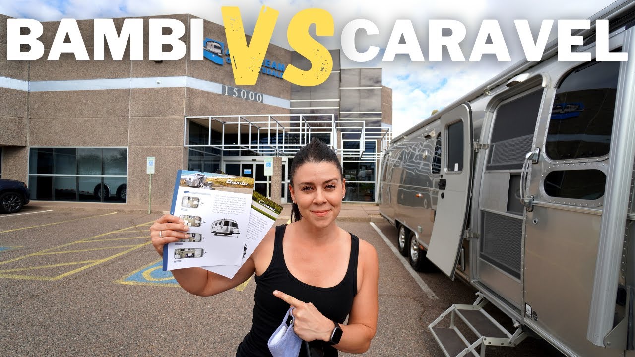 САМЫЕ МАЛЕНЬКИЕ прицепы Airstream Travel! | Bambi 2021 против Caravel 2021