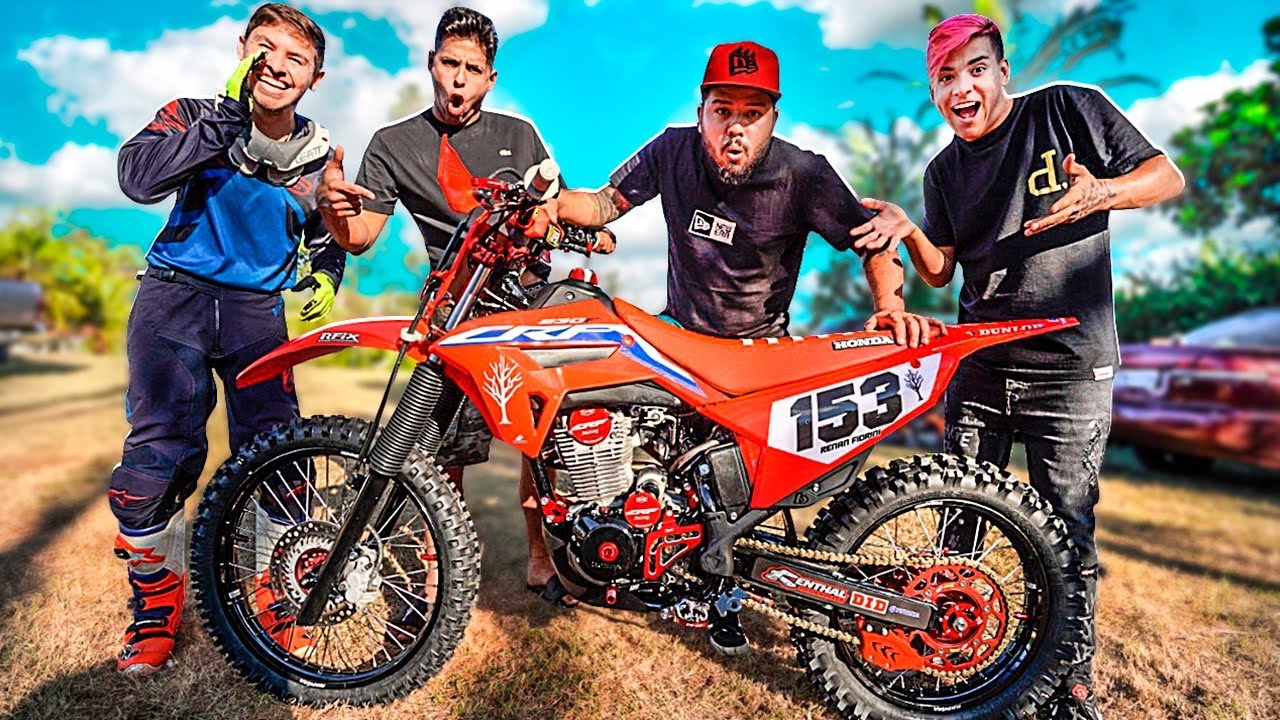 REAÇÃO DOS MEUS AMIGOS AO VER A CRF230 PRONTA